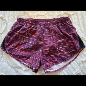 Nike shorts, colorful